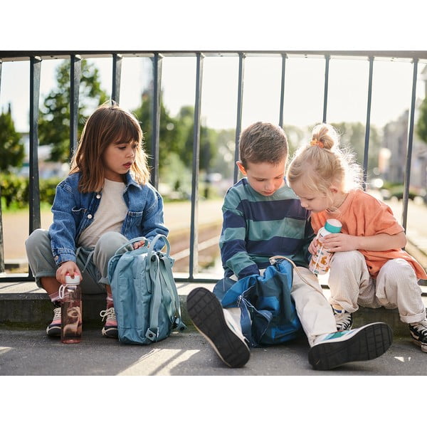 Бяла/светлорозова детска бутилка 400 ml Flowers & butterflies – Mepal-image-4