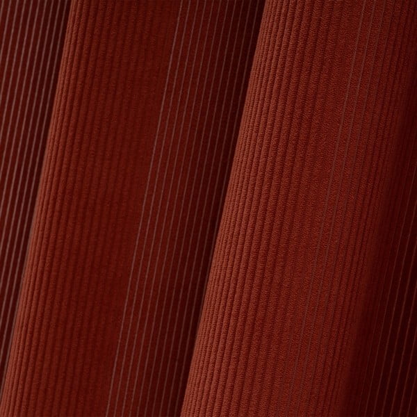 Завеса от рипсено кадифе в теракотен цвят 140x260 cm Merely – Casa Selección-image-4