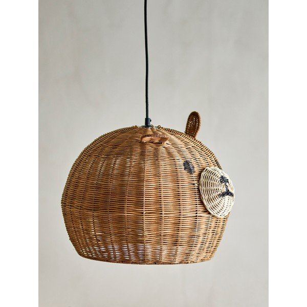 Кафяв детски абажур ø 40 cm Lilu – Bloomingville Mini-image-2