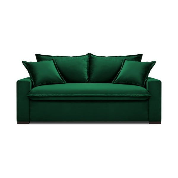 Тъмнозелен разтегателен диван Mezzo - Kooko Home