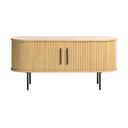 Масичка за телевизор от дъб в естествен цвят 120x56 cm Nola - Unique Furniture