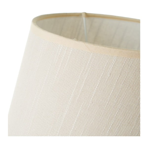 Настолна лампа в черно и кремаво с текстилен абажур (височина 38,5 cm) - Casa Selección-image-2
