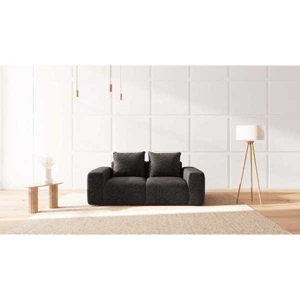 Антрацитен диван 212 cm Feiro - MESONICA-image-1
