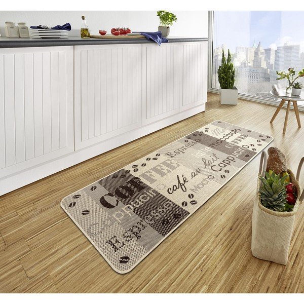 Бежов кухненски мокет , 70 x 180 cm Weave Coffee Selection - Hanse Home-image-1