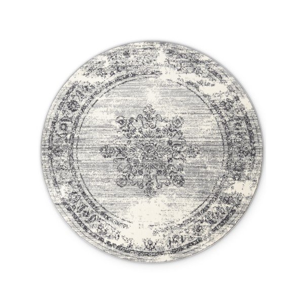 Сиво-кремав кръгъл килим ø 160 cm Gloria Lydia – Hanse Home