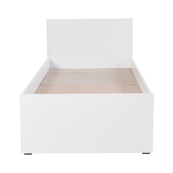 Бяло единично легло 90x190 cm KRY - Kalune Design-image-2