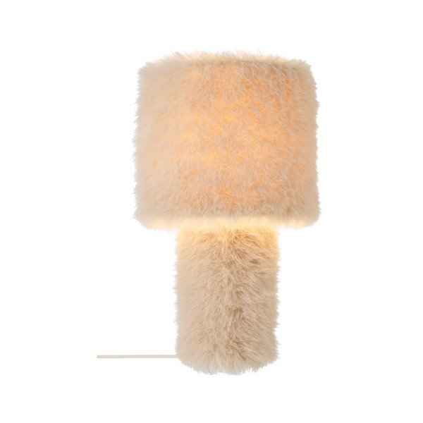 Кремава текстилна настолна лампа (височина 46 cm) Fay – Ellos Home-image-3