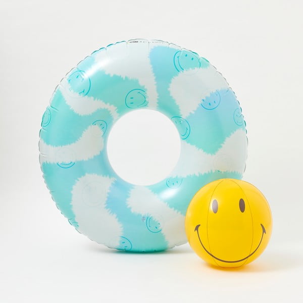 Надуваем комплект пръстен и топка Smiley - Sunnylife