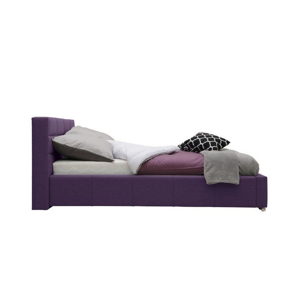 Fialová dvoulůžková postel Mazzini Beds Reve, 160 x 200 cm-image-4