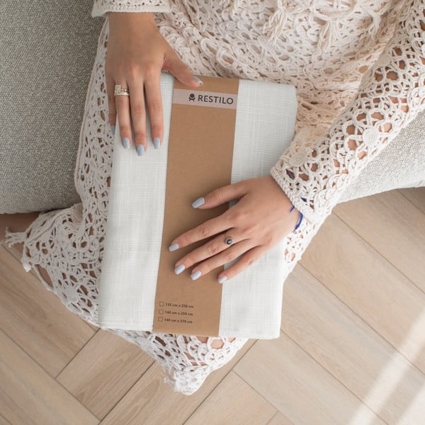 Кремаво перде 140x250 cm Valeta – Restilo-image-4