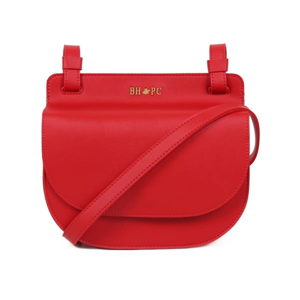 Червена чанта от еко кожа Beverly Hills Polo Club Carla - BHPC
