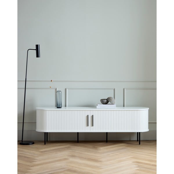 Бяла маса за телевизор 180x56x45 cm Nola – Unique Furniture-image-1