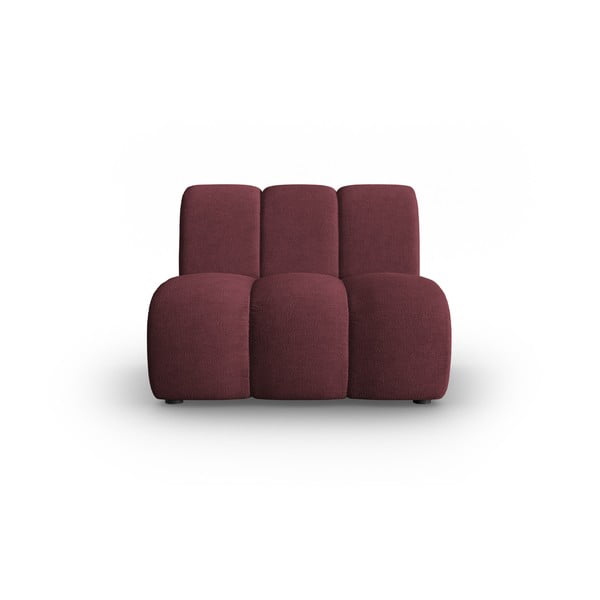 Модул за диван в цвят бордо Lupine - Micadoni Home