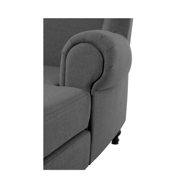 Antracitové křeslo ušák Max Winzer Mareille Anthracite-image-4