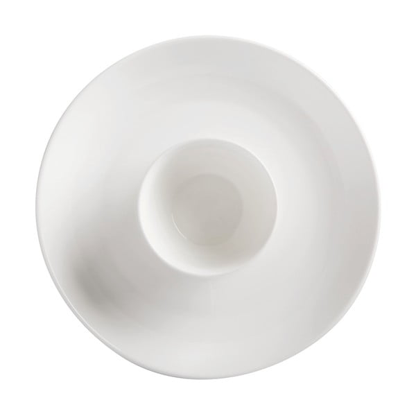Бяла порцеланова чиния за сос Chip & Dip - Maxwell & Williams