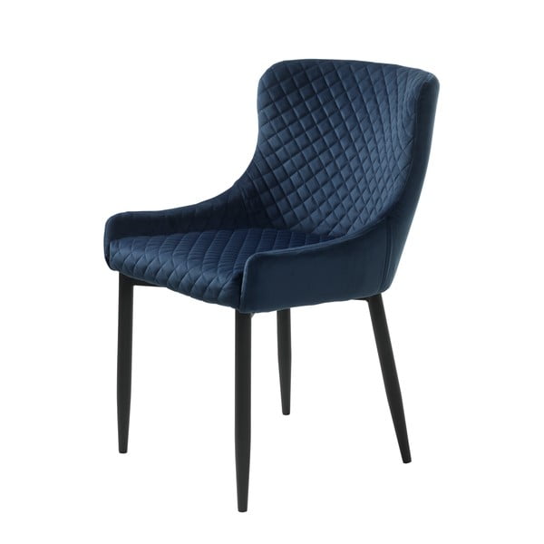 Tmavě modrá čalouněná židle Unique Furniture Ottowa