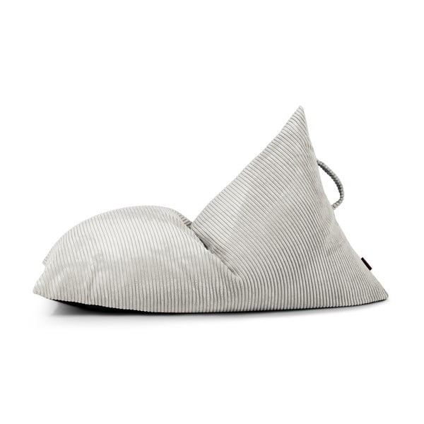 Кремав детски пуф от рипсено кадифе Razzy – SLOWDOWN