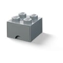 Детска тъмносива кутия за съхранение с чекмедже - LEGO®