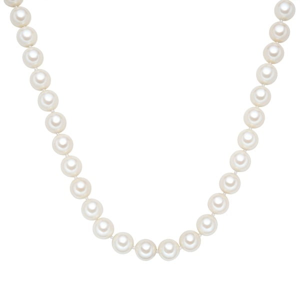 Perlový náhrdelník Muschel, bílé perly 12 mm, délka 50 cm