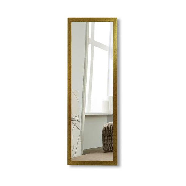 Стенно огледало с рамка в златисто, 40 x 105 cm - Oyo Concept