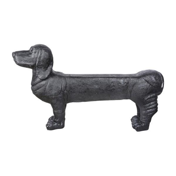 Черна градинска пейка Dachshund – Esschert Design-image-3