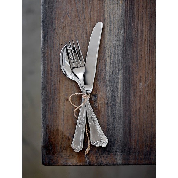 Прибори за хранене 16 бр. от неръждаема стомана в сребрист цвят Tilly – Bloomingville-image-3