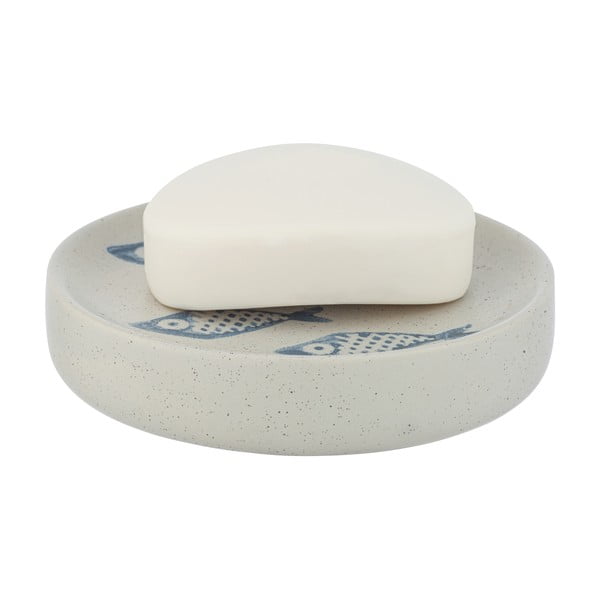 Керамичен сапунерник в бяло и синьо Aquamarin - Wenko-image-2