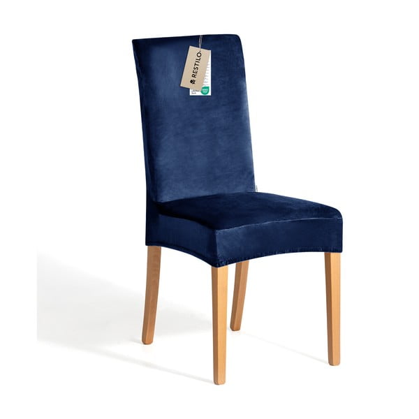 Сини ластични покривала за стол в комплект от 4 бр. 48 cm Sento – Restilo-image-3