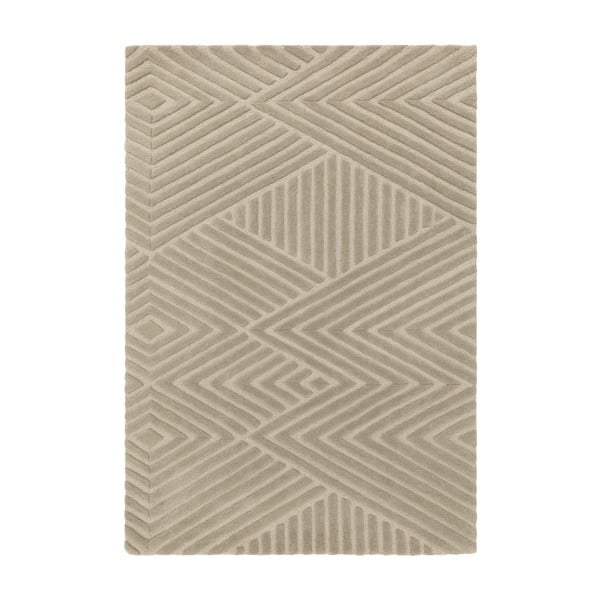 Светлокафяв вълнен килим 200x290 cm Hague - Asiatic Carpets