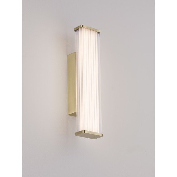 Матово златиста метална LED стенна лампа Misty – Nova Luce-image-2