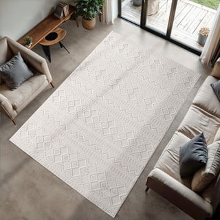 Кремав килим за открито и закрито 200x290 cm Doha 1652 Cream – Ayyildiz Carpets