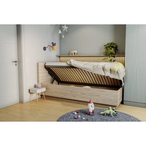 Синя детска лампа за стена с метален абажур Mouse – GTV-image-1