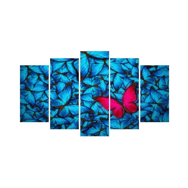 Картина от няколко части Azul Feel, 102 x 60 cm - 3D Art