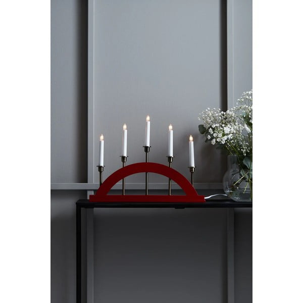 Червена коледна светлинна украса Bridge – Markslöjd-image-1