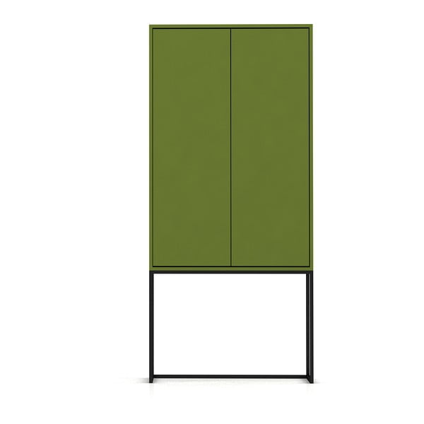 Зелен шкаф 75x164,5 cm Lennon - Really Nice Things