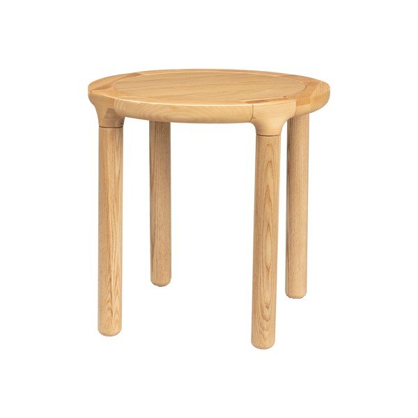 Кръгла странична масичка от декор от дъб  ø 45 cm Storm – Zuiver