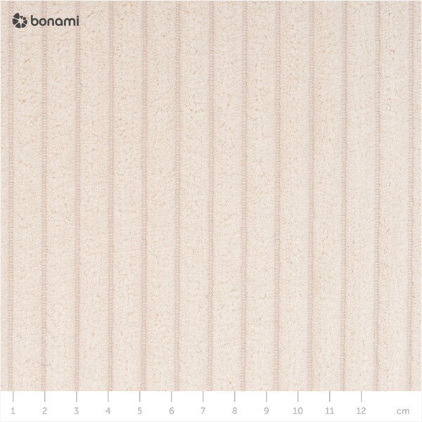 Кремав ъглов диван с място за съхранение от рипсено кадифе Sara – Ropez-image-4