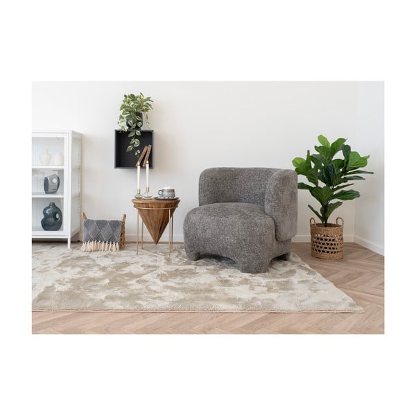 Синьо  одеяло от рециклиран памук 130x180 cm Izmir – House Nordic-image-3