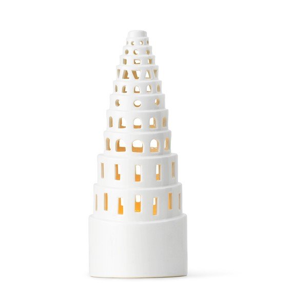 Бял керамичен коледен свещник Lighthouse, ø 9 cm Urbania Lighthouse High Tower - Kähler Design-image-2