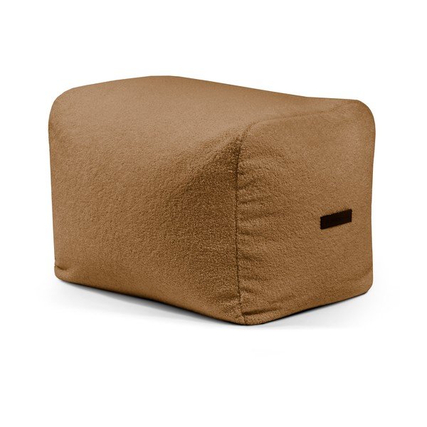 Кафяв пуф от букле Plus 70 Lounge – SLOWDOWN