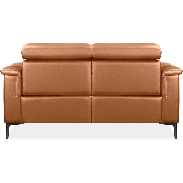 Кафяв диван от изкуствена кожа 160 cm Lund – Støraa-image-3