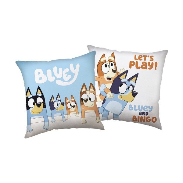 Детска възглавница ø 40 cm Bluey "Let´s Play" – Jerry Fabrics