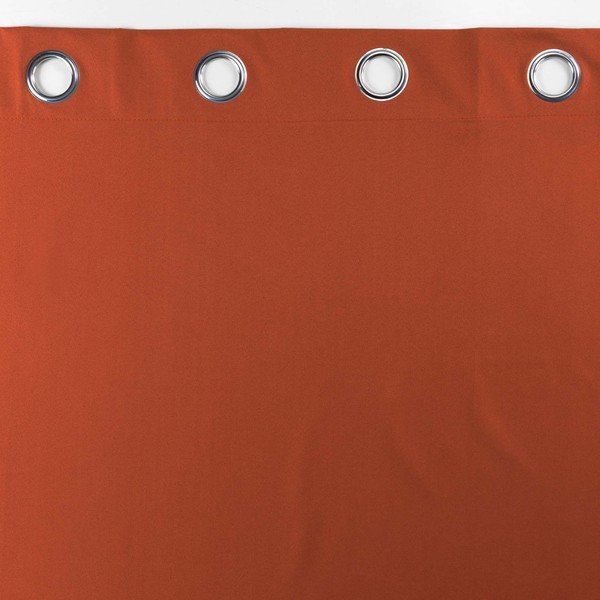 Затъмняваща завеса от микрофибър в тухлен цвят 140x260 cm Obscure – douceur d'intérieur-image-4