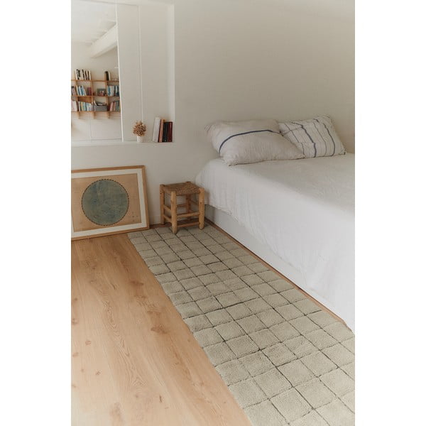 Бежов ръчно изработен вълнен килим 230x300 cm Mosaic Sandstone – Lorena Canals-image-1