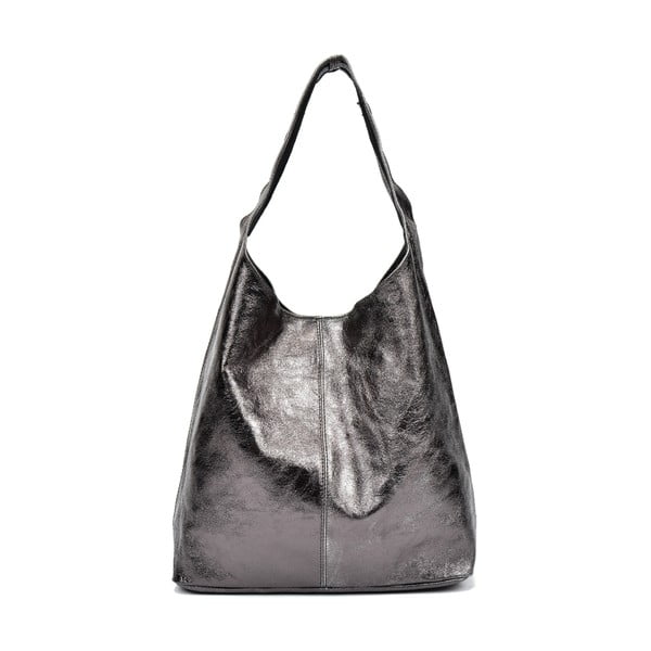 Черна кожена чанта Andrea - Sofia Cardoni
