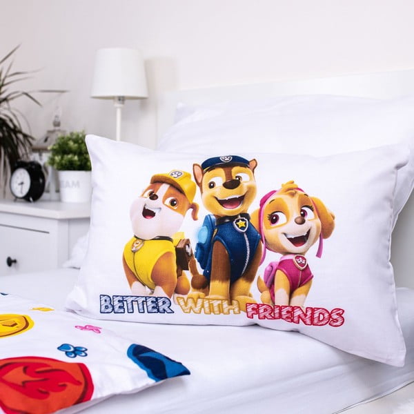 Памучно детско спално бельо 100x135 cm Paw Patrol – Jerry Fabrics-image-3
