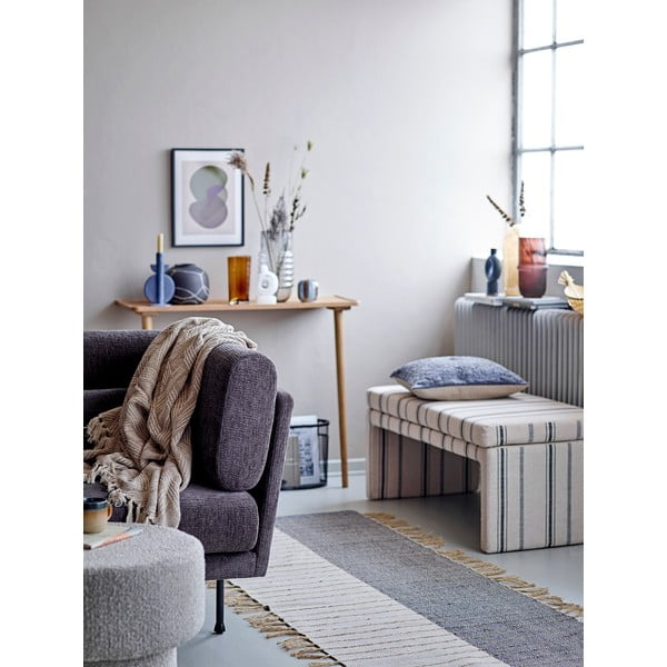 Синя керамична ваза, височина 20 cm Dardo - Bloomingville-image-1