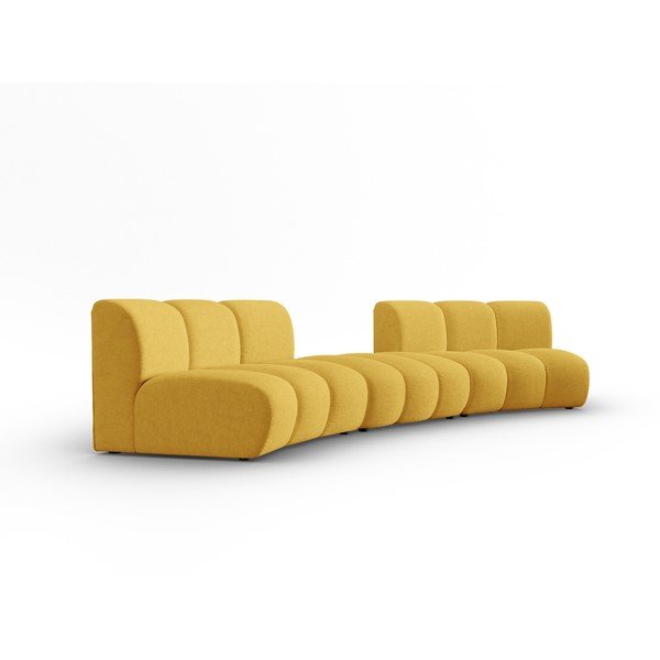 Жълт диван 367 cm Lupine - Micadoni Home-image-2