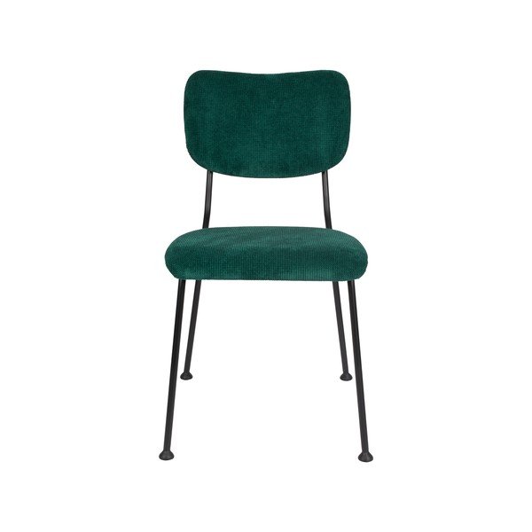 Тъмнозелени трапезни столове в комплект от 2 броя Benson - Zuiver-image-2
