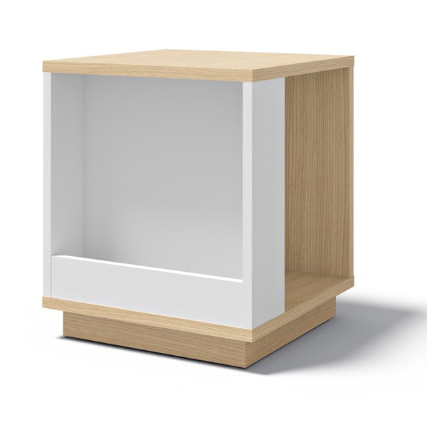 Дъбова странична маса 40x40 cm Ella - TemaHome-image-3